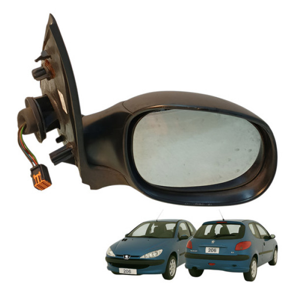 Retrovisor Direito Peugeot 206 1.6 2000 96480959