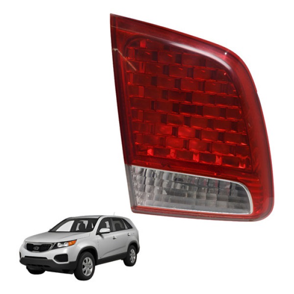 Lanterna Tampa Traseira Esquerda Sorento 2.4 2012  Esquerdo/motorista Vermelho