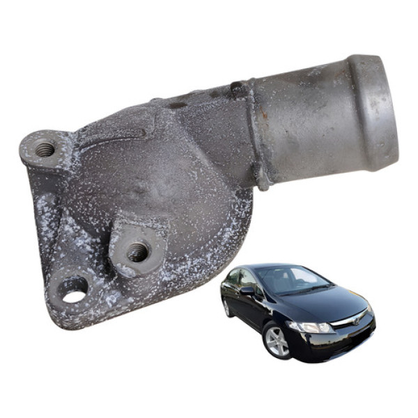 Flange Agua Honda Civic 1.8 Lxs 2007 2011 Flex