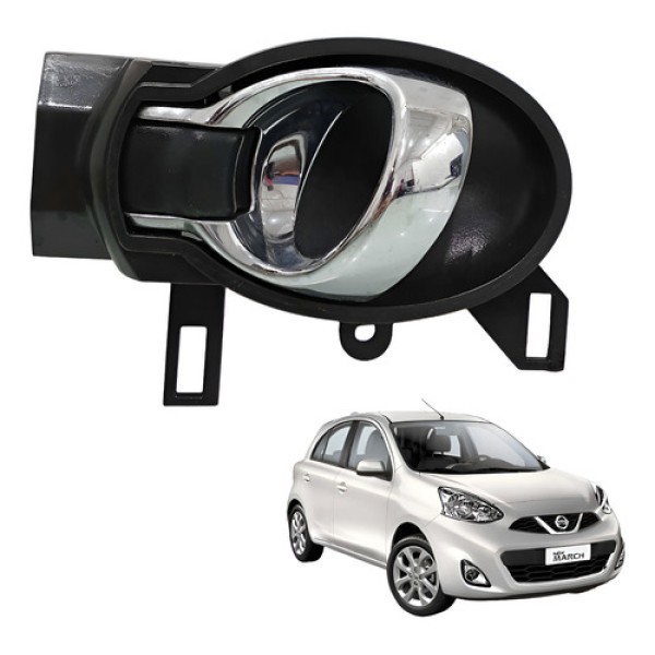 Maçaneta Interna Dianteira Esquerda March 1.0 3cc Sv 2016  Dianteira