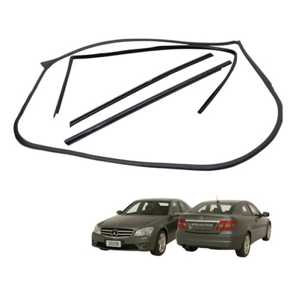 Pestana Borracha Porta Dianteira Direita Kit Clc 200 2010 Preto