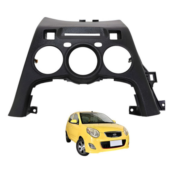  Moldura Comando Ar Condicionado Picanto 2008 2010 1.0l Aut 