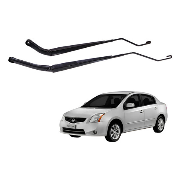 Braço Limpador Parabrisa Par Nissan Sentra 2011 2012 Direito