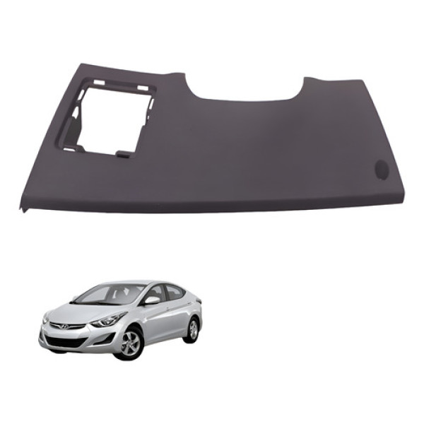 Acabamento Inferior Painel Hyundai Elantra 2012 2014 Cinza-escuro