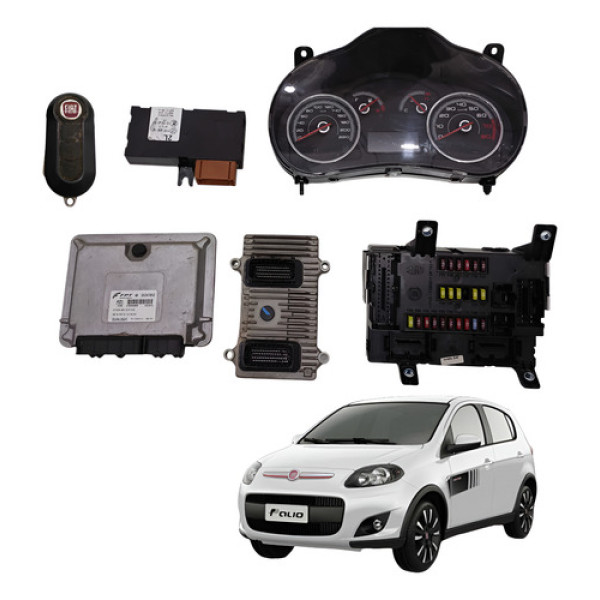  Kit Code Modulo Injecao Central Palio Dualogic 1.6 16v 2014