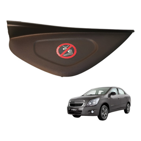 Acabamento Direito Painel Chevrolet Cobalt 1.8 Ltz 2013 2014 Preto Padrão