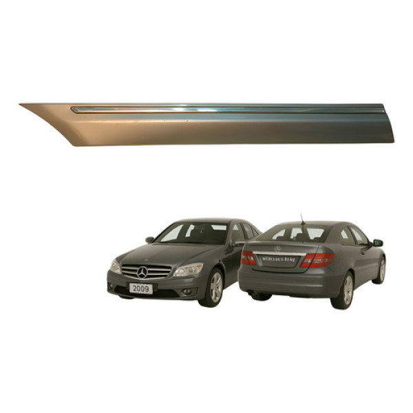 Friso Porta Traseira  Direita Mercedes Clc 200 2010 Cinza