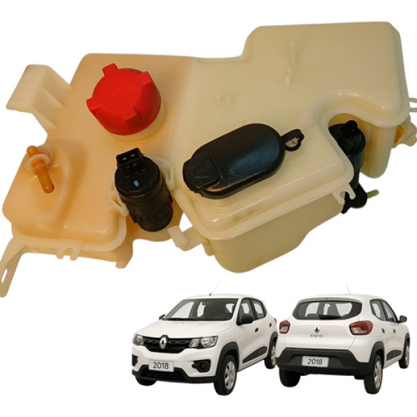 Reservatorio Limpador Parabrisa Renault Kwid 1.0 2017 2022 Branco