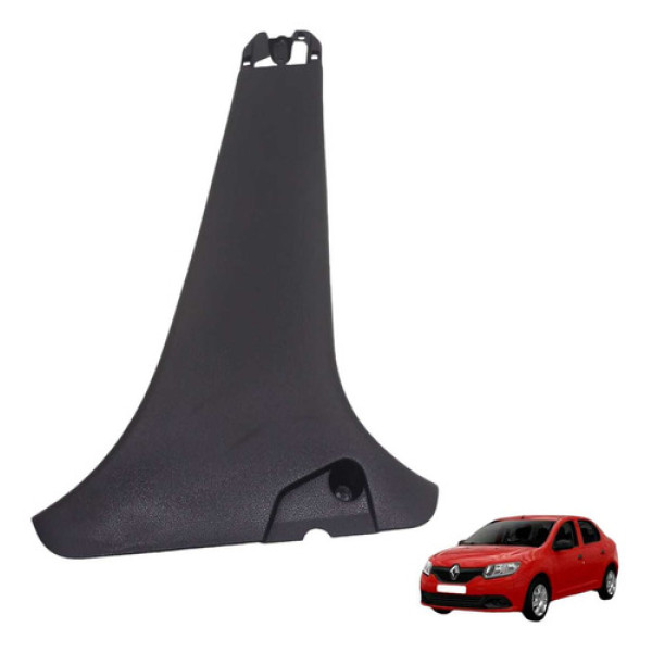 Moldura Coluna Direita Renault Logan 2015 2018 1.0 3cc
