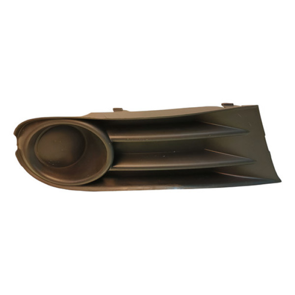 Grade Farol Milha Direito Vw Gol Voyage 2009 2011 Preto