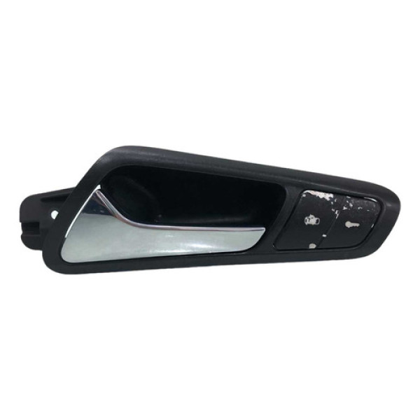 Maçaneta Interna Dianteira Esquerda Vw Passat 2.0 Fsi 2006 Preto Dianteira