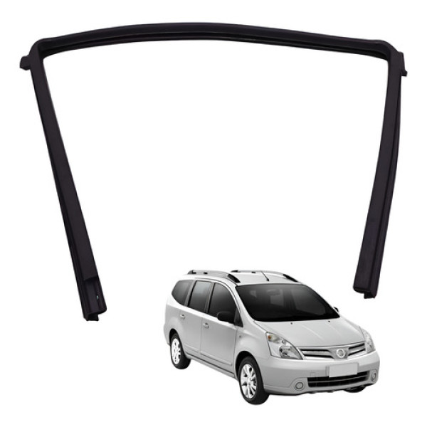 Borracha Vidro Traseiro Direito Livina 1.6 Flex 2009 2012