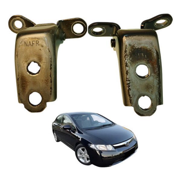 Dobradiça Porta Dianteira Direita Par New Civic 2007 2011