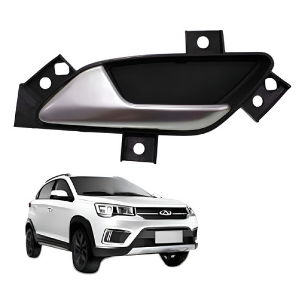 Maçaneta Interna Traseira Esquerda Tiggo 2 1.5 2019 2020 Preto