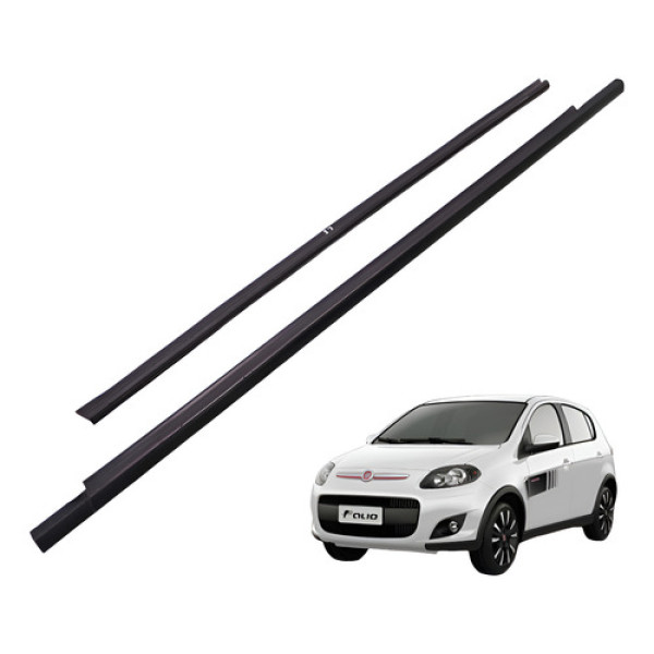 Pestana Porta Dianteira Esquerda Palio 1.6 16v 2014 Par Preto