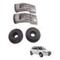 Kit Suporte Radiador Chevrolet Celta 2008 2012 1.0 4p Cinza