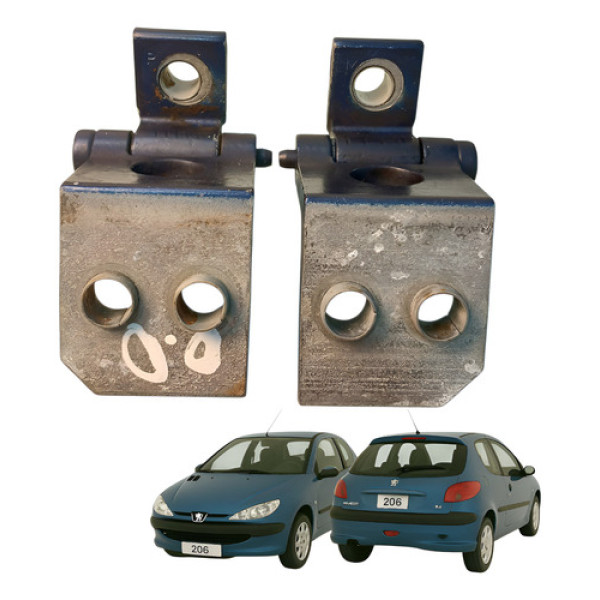 Dobradiça Porta Dianteira Direita Par Peugeot 206 2000