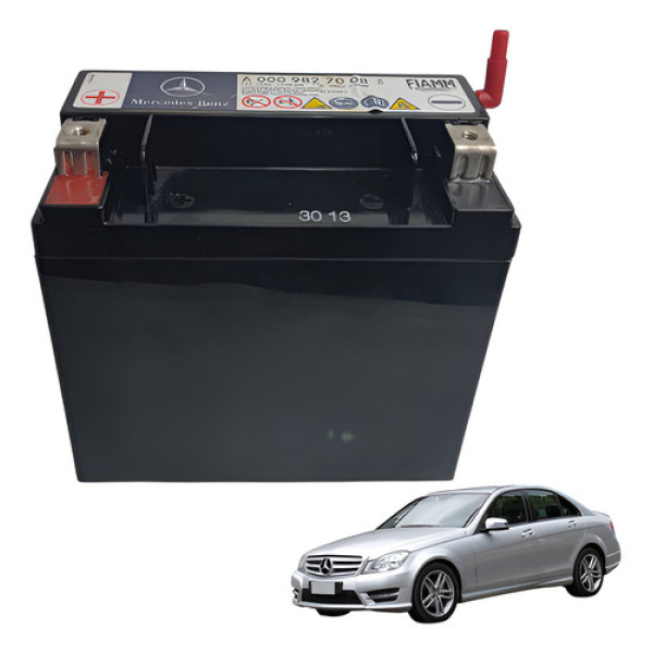 Bateria Auxiliar Mercedes C180 1.6 156cv Turbo 2014 Direito
