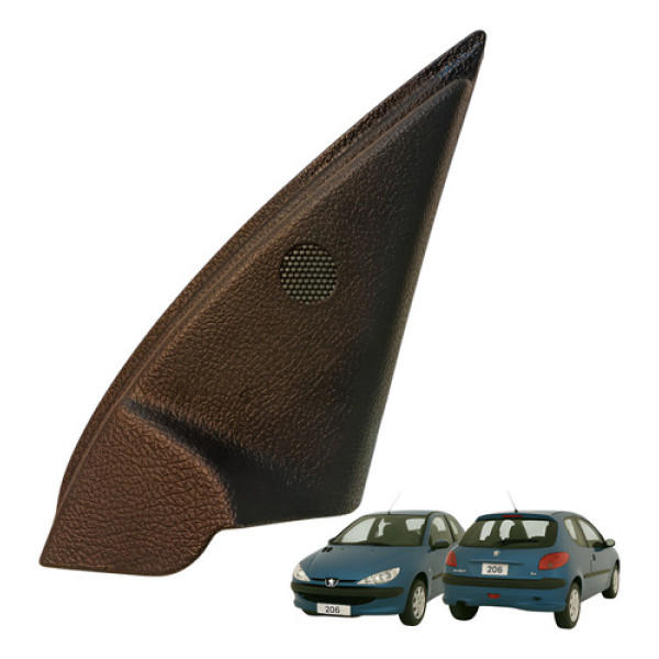 Acabamento Interno Retrovisor Direito Peugeot 206 2000
