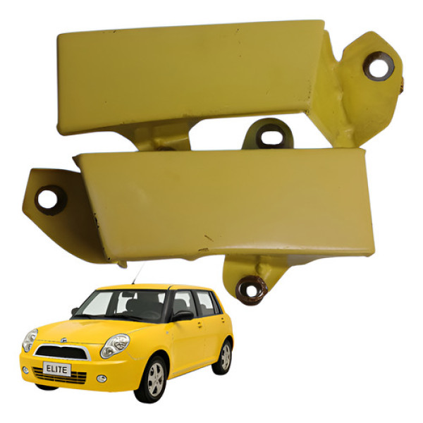 Acabamento Inferior Lanterna Par Lifan 320 1.3 2010 2011 Amarelo