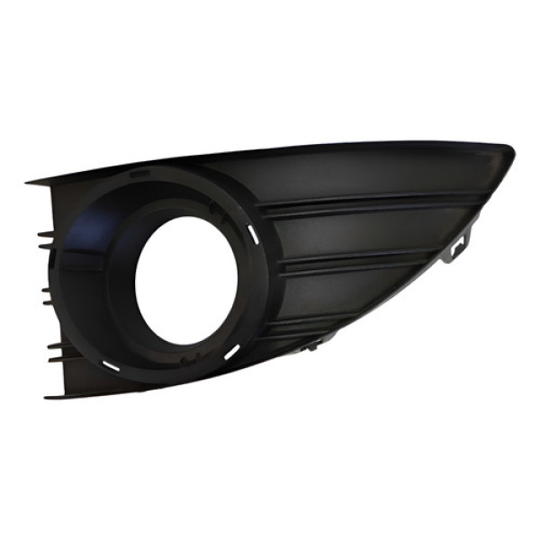 Grade Farol Milha Esquerda Renault Fluence 2010 Preto Esquerdo