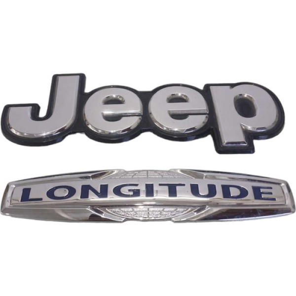 Emblema Tampa Traseira Jeep Renegade 1.8 16v Flex 2016