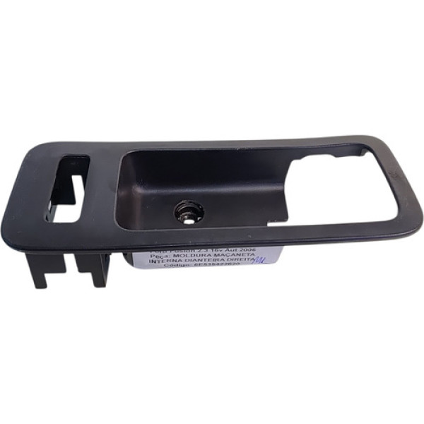 Moldura Maçaneta Interna Dianteira Direita Fusion 2006 Preto