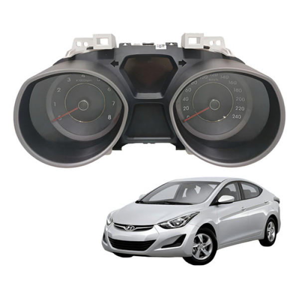 Painel Instrumentos Velocidade Elantra 2012 2014 Gls 1.8 Aut Preto