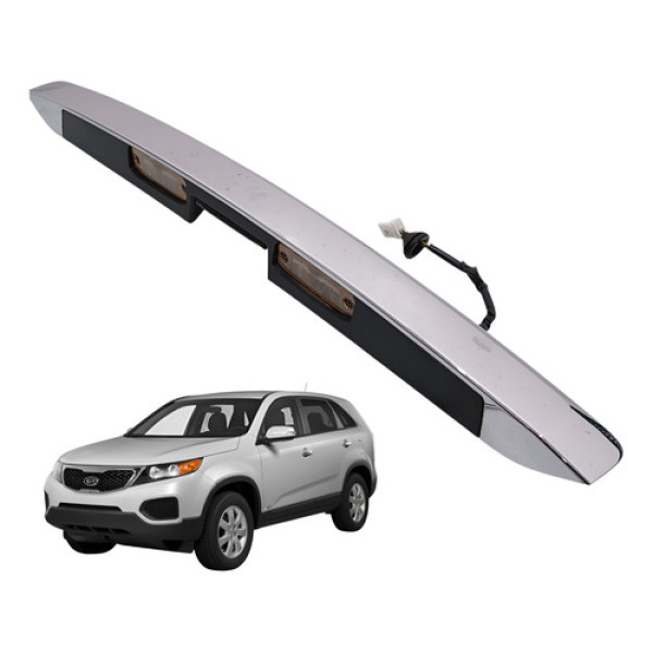 Friso Luz Placa Tampa Traseira Sorento 2.4 Ex2 2012 Cromado