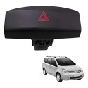  Botão Pisca Alerta Livina 1.6 Flex 2009 2012 Preto