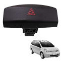  Botão Pisca Alerta Livina 1.6 Flex 2009 2012 Preto