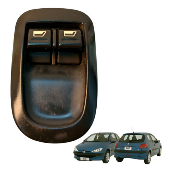 Comando Duplo Vidro Eletrico Peugeot 206 1.6 2000