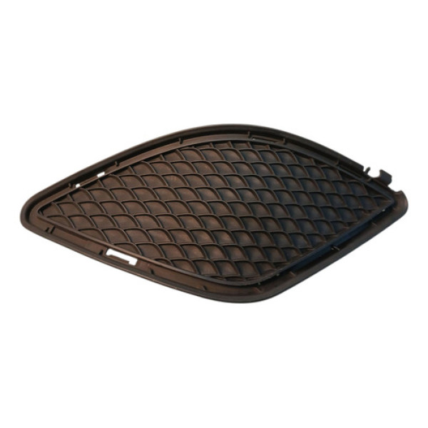 Grade Esquerda Parachoque Dianteiro Cla 200 2014 2016 Preto Fosco