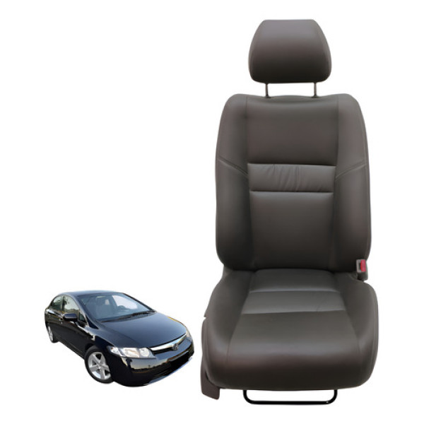 Banco Dianteiro Direito Honda Civic Lxs 2007 2011 Bege Bege