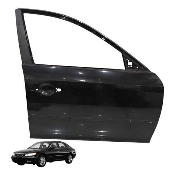 Porta Dianteira Direita Azera 3.3 2008 2009 2010 Preto