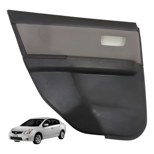 Forro Porta Traseira Esquerda Nissan Sentra 2011 2012 Branco