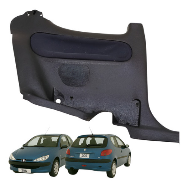 Forro Lateral Traseiro Esquerdo Peugeot 206 1.6 2000