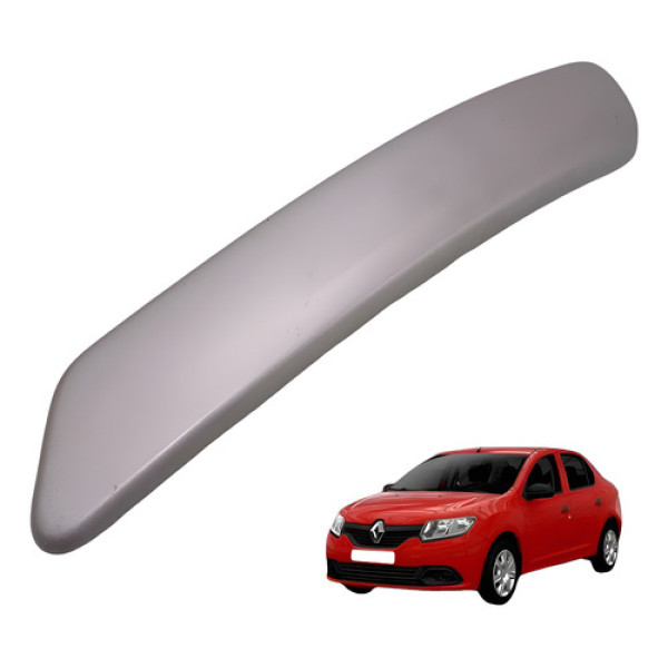 Moldura Puxador Dianteiro Ld Renault Logan 2015 2018 Cinza