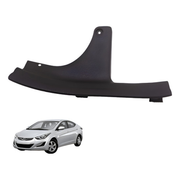 Soleira Interna Traseira Direita Elantra 2012 2014 Preto