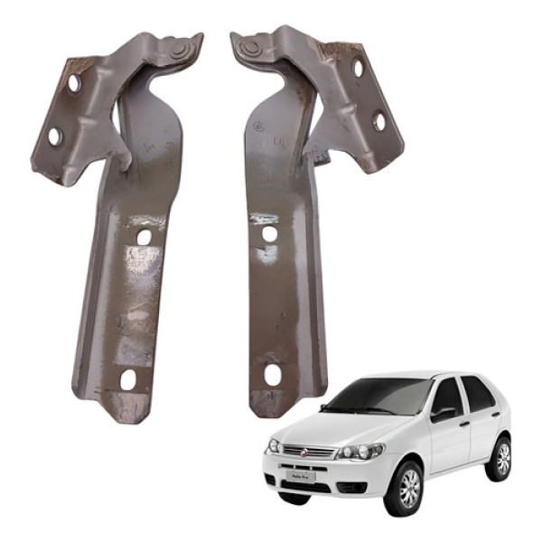  Par Braço Dobradiça Capo Palio 1.0 Fire 2008 2012