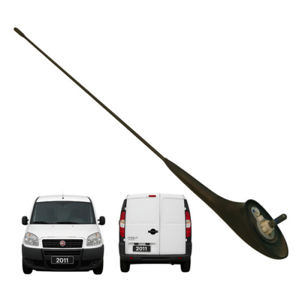 Antena Teto Fiat Doblo Cargo 1.4 2011 2012 Preto