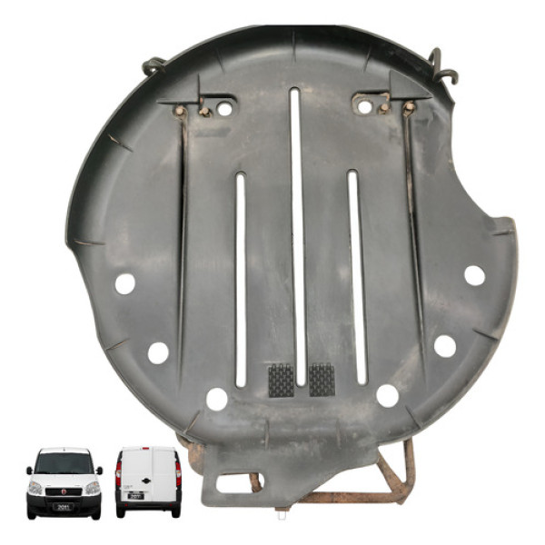 Suporte Estepe Fiat Doblo 1.4 2011 Cargo Preto Preto