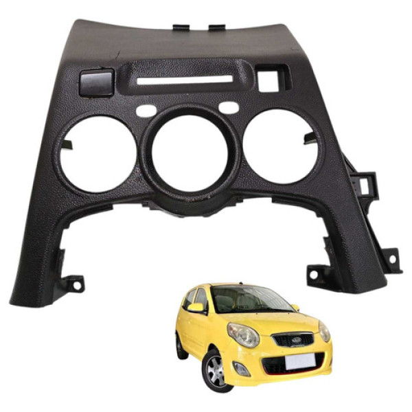  Moldura Comando Ar Picanto 2008 2010 1.0l Aut 