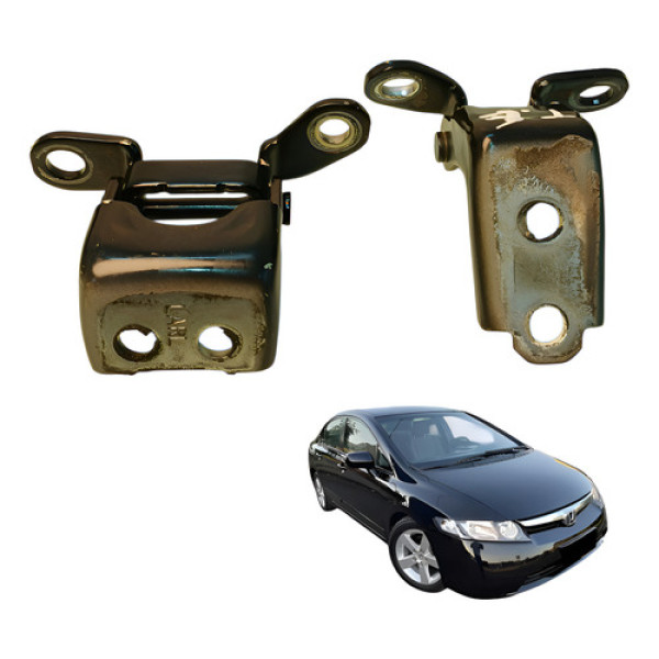 Dobradiça Porta Traseira Esquerda Par New Civic 2007 2011