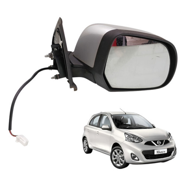 Retrovisor Lado Direito March 1.0 3cc Sv 2016 