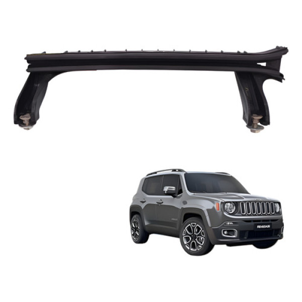 Guia Canaleta Vidro Traseiro Esquerdo Renegade 1.8 2019 Preto