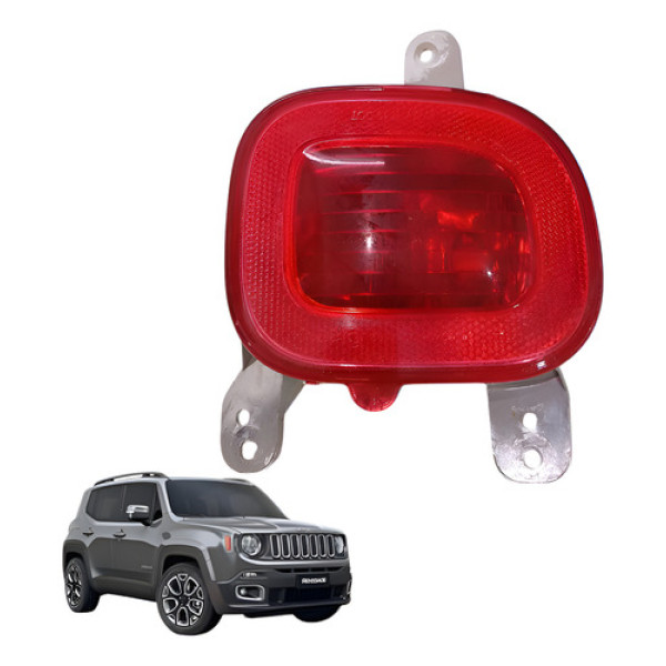 Lanterna Neblina Esquerda Renegade Lngtd 1.8 Flex 2019 Esquerdo/motorista Vermelho