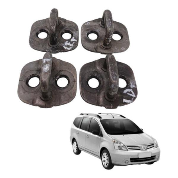  Batente Fechadura Porta Kit Livina 1.6 Flex 2009 2012