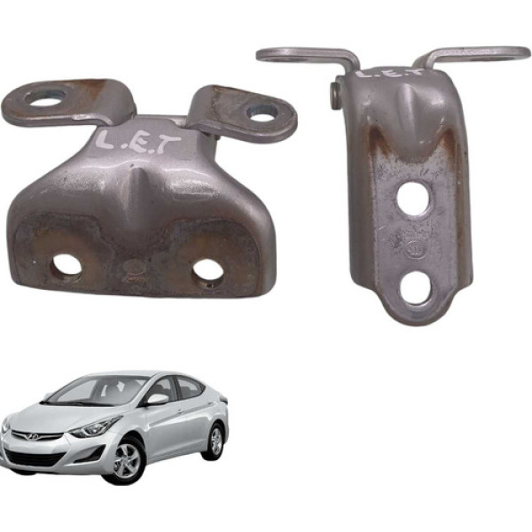 Par Dobradiça Tras Esquerda Hyundai Elantra 2012 2014