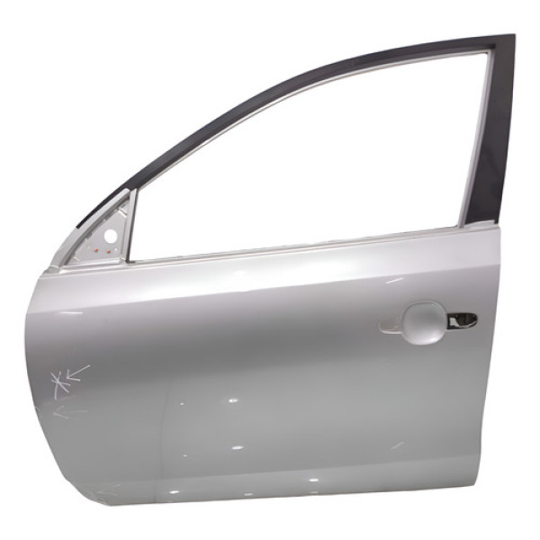 Porta Dianteira Esquerda Hyundai I30 2010 C/detalhe Esquerdo Prata